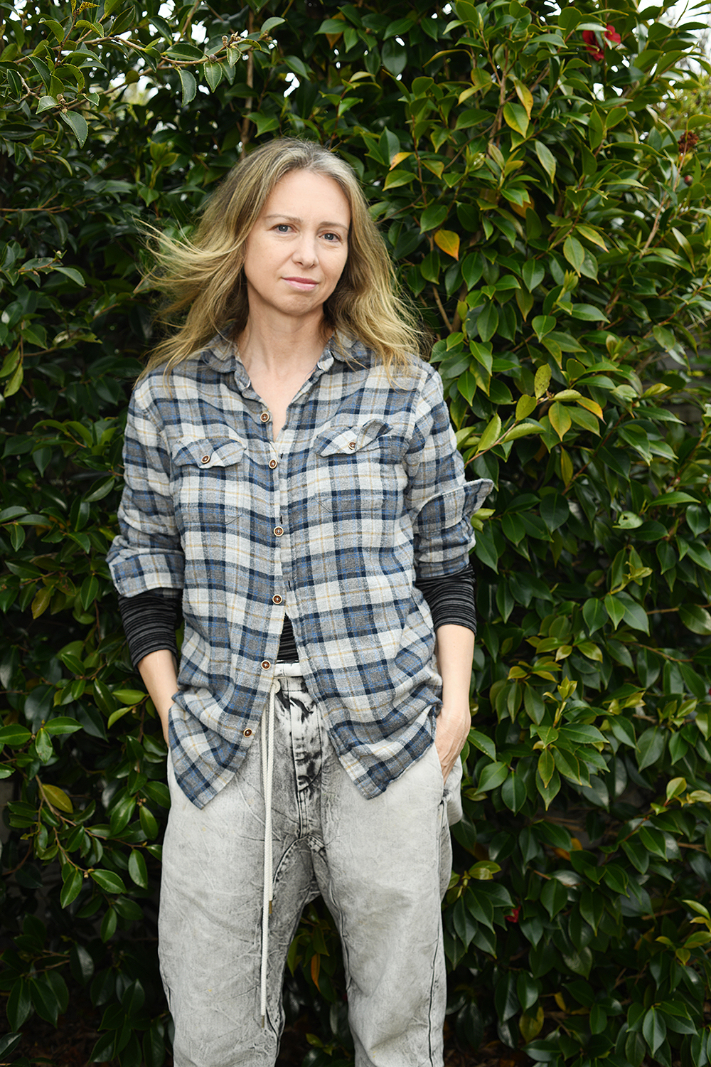 Yvonne Todd in her regular attire, 
