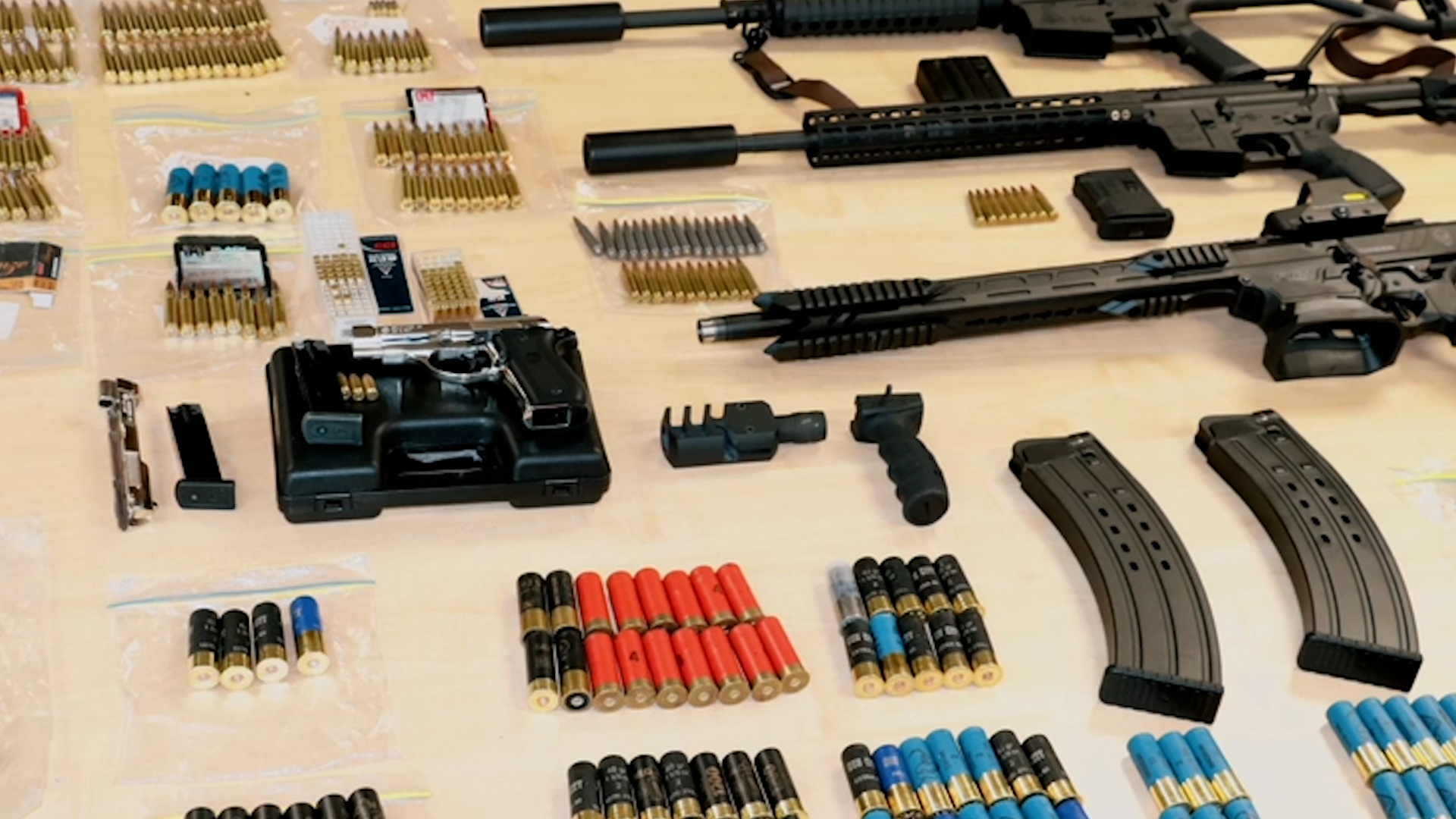 Firearms have become more prevalent in recent years along with the influx of Australian gang members to New Zealand. Photo / Supplied