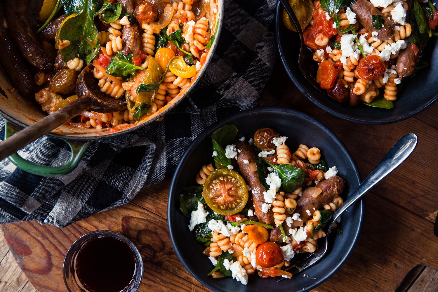 Fusilli with venison sausages - Eat Well Recipe - NZ Herald