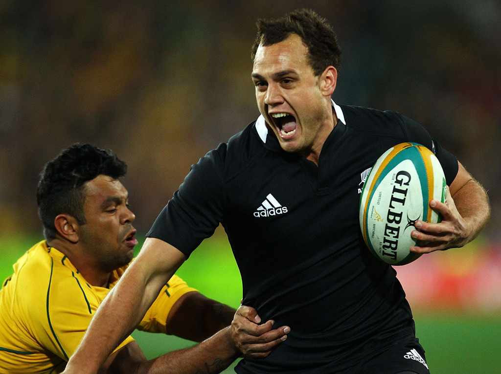 Israel Dagg runs the ball during 2012 Rugby Championship Bledisloe Cup match. Photo / Getty Images.