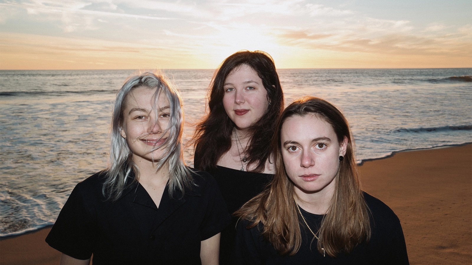 Boygenius’ Phoebe Bridgers, Lucy Dacus, and Julien Baker. Photo / Harrison Whitford via @xboygeniusx