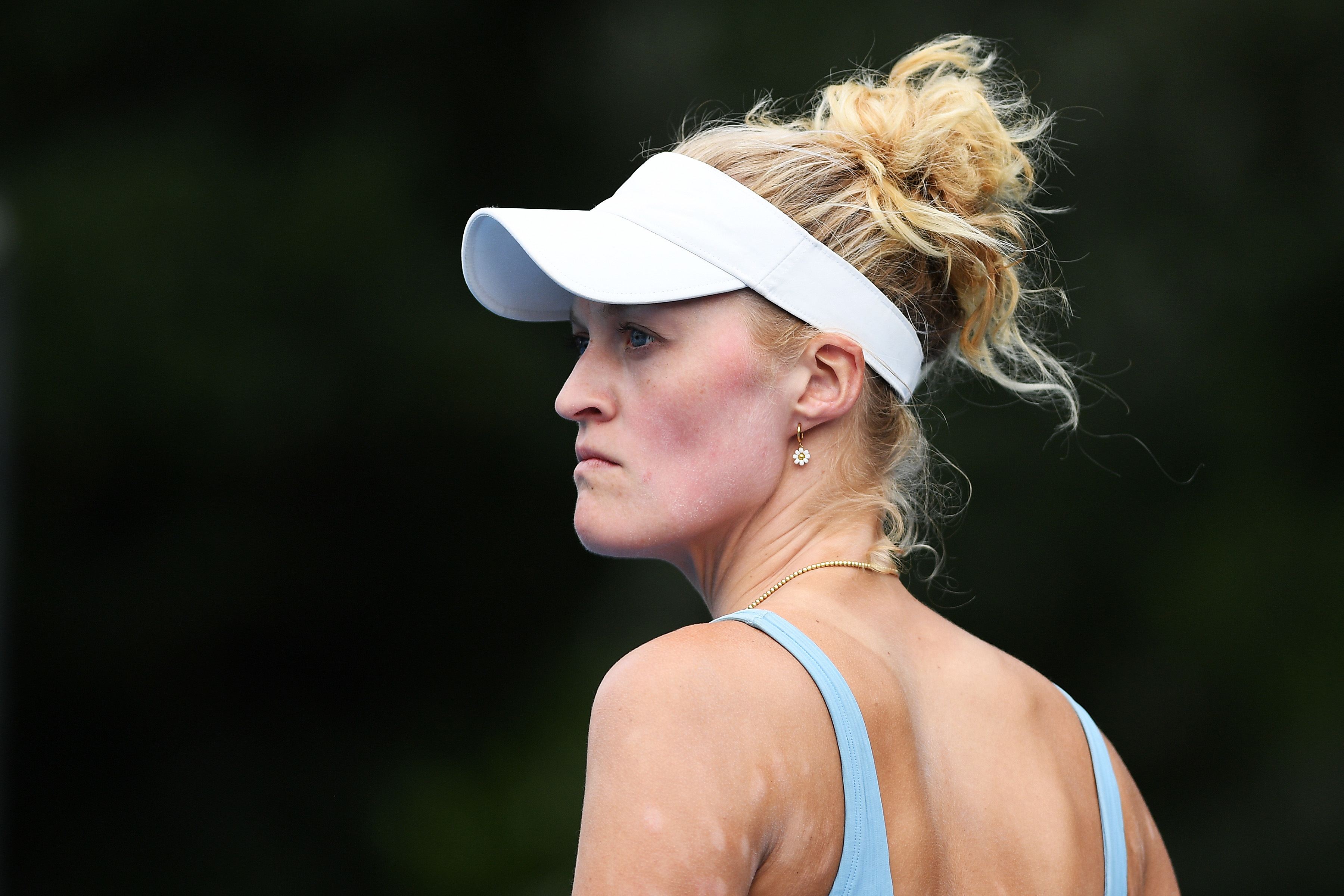 Routliffe on court at Auckland's ASB Classic. Photo / Photosport