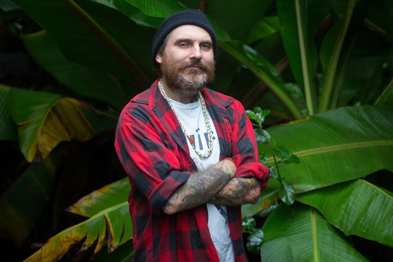 Poet, author and musician Dominic Hoey. Photo / Jason Oxenham.