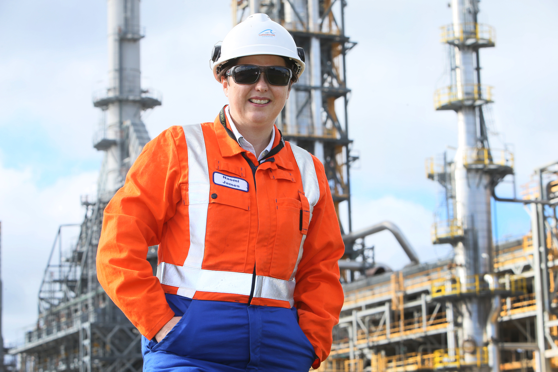 Channel Infrastructure CEO Naomi James said the company is looking for a new power supply to its Marsden Pt site, which could include a massive solar farm. Photo / Tania Whyte
