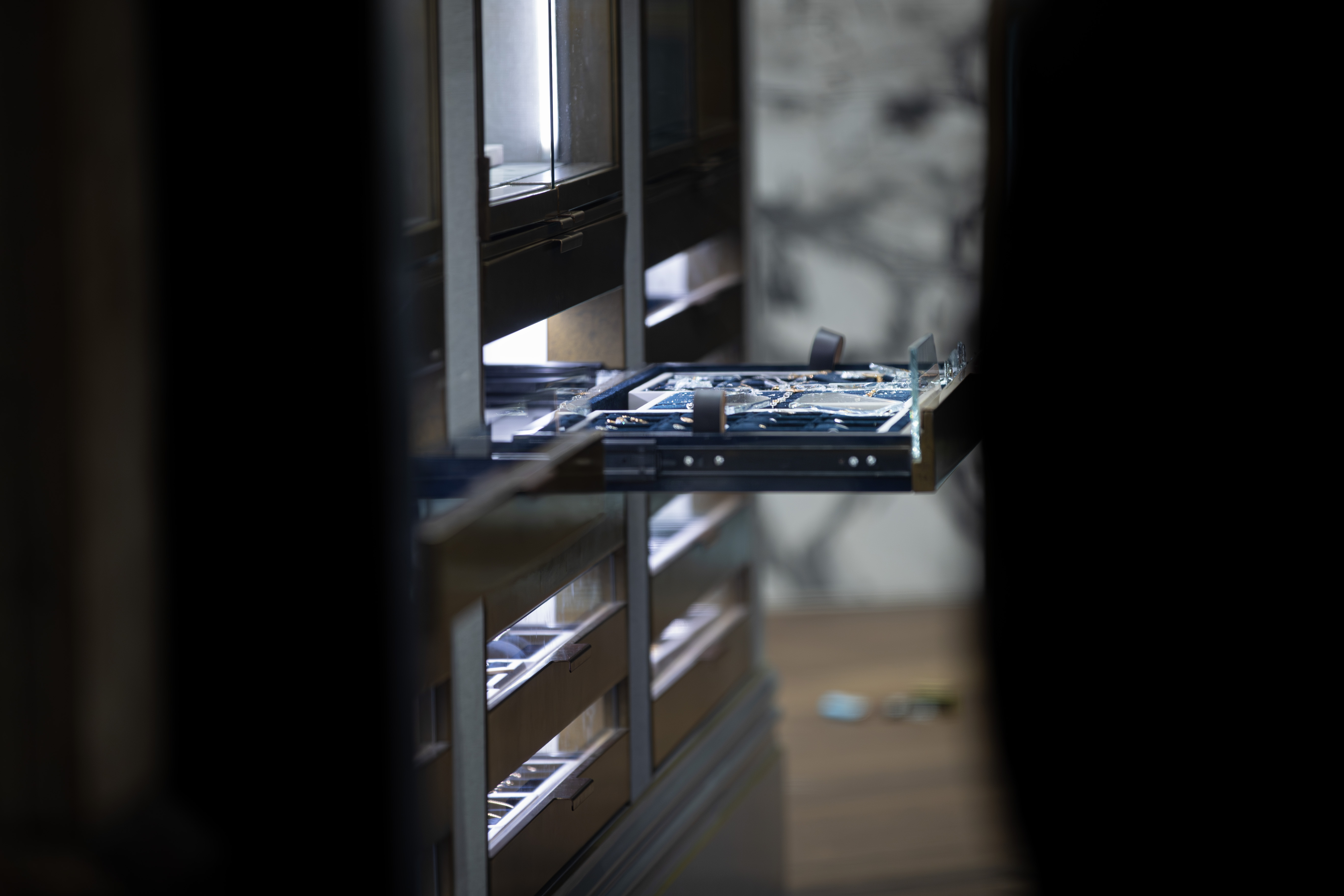 Several cabinets inside the store had been smashed. Photo / Hayden Woodward