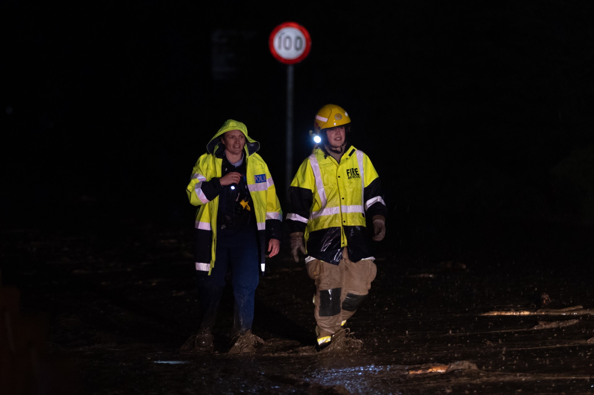 Emergency services were kept busy in Queenstown, helping residents deal with flooding and landslides. Photo / James Allan