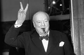 Former British Prime Minister Winston Churchill.