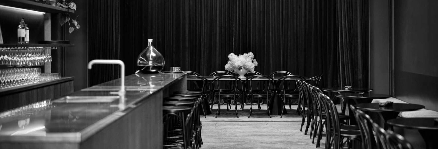 A source said Dame Jacinda Ardern was seated with a party of women behind a long blue velvet curtain at the back of the venue. Photo / Hastings Distillery