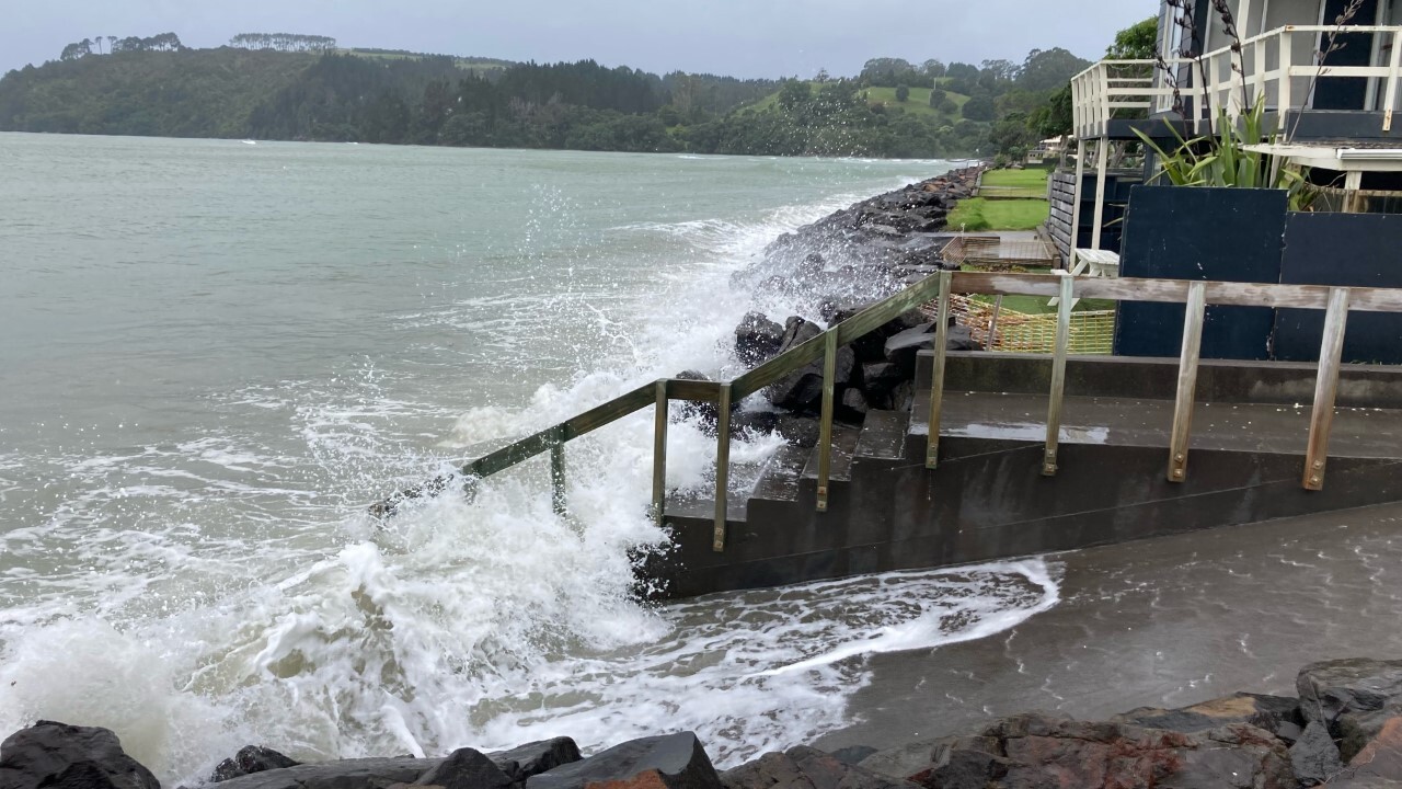 Residents are waking and assessing the damage in Cooks Beach, Coromandel overnight.