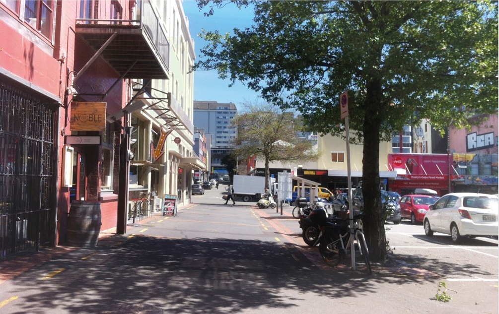 Swan Lane as it is currently. Photo / WCC