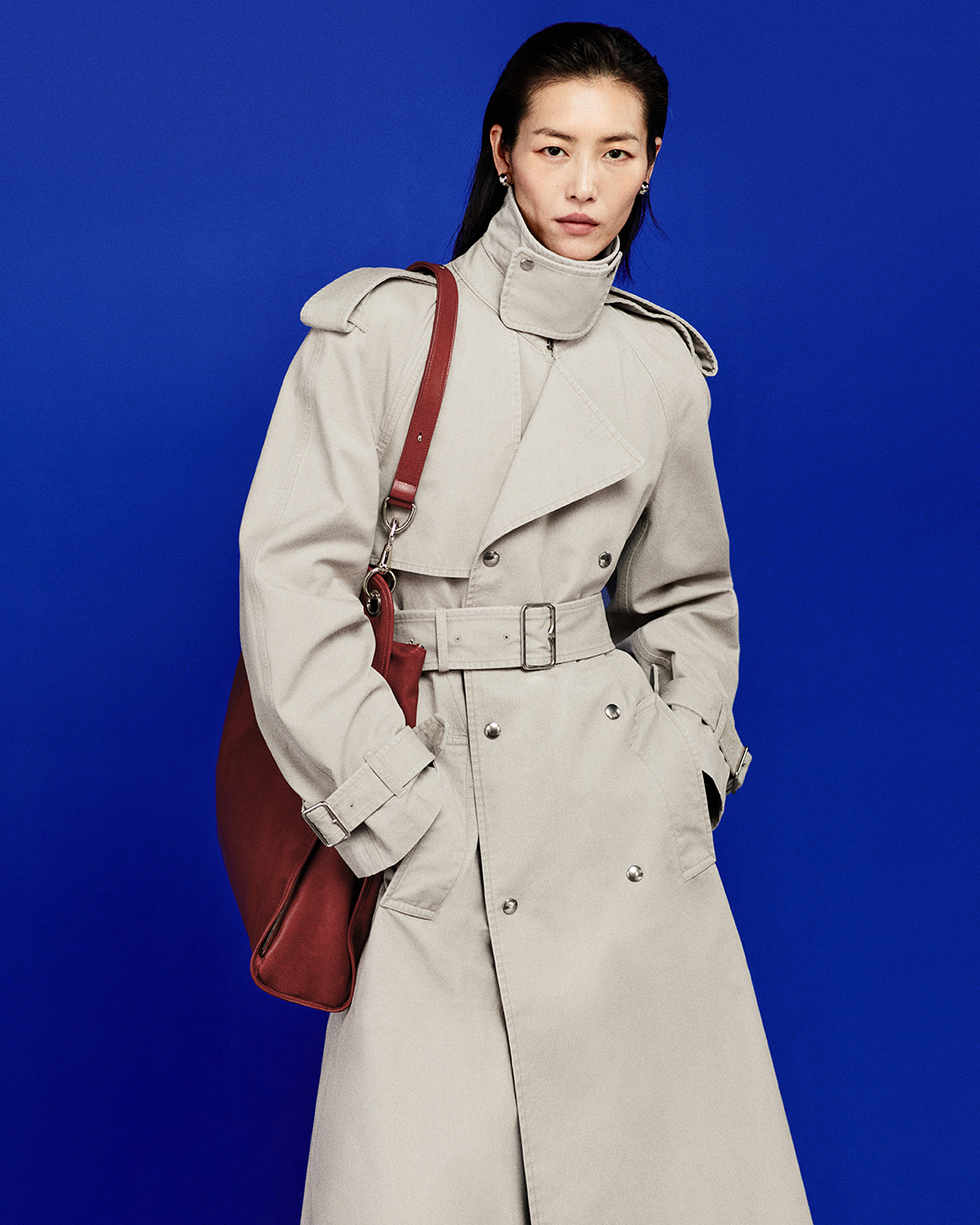 A classic Burberry belted trench with an updated twist from it's latest collection. Photo / Burberry