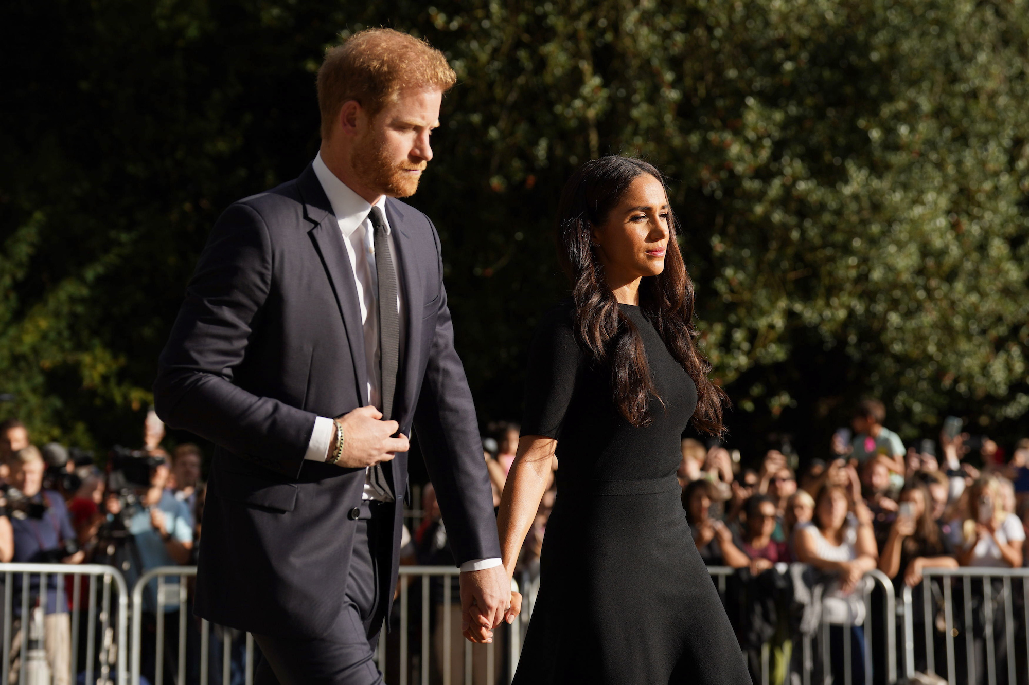 Critics say the patience of the once-sympathetic US may be waning for Harry and Meghan. Photo / AP
