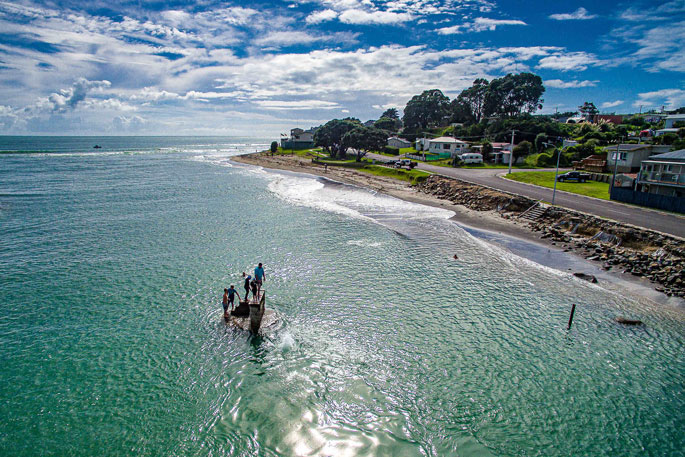 The seaside town of Maketu could face coastal inundation in future - but its community has developed a strong plan to prepare. Photo / Andy Belcher