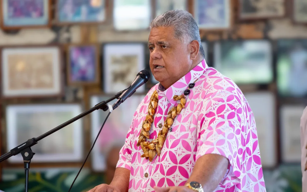 La'auli Leuatea Polataivao Schmidt, whose Fast Party has won 30 seats in Samoa’s election and surpassed the 26 needed to govern. Photo / RNZ, Mark Papalii