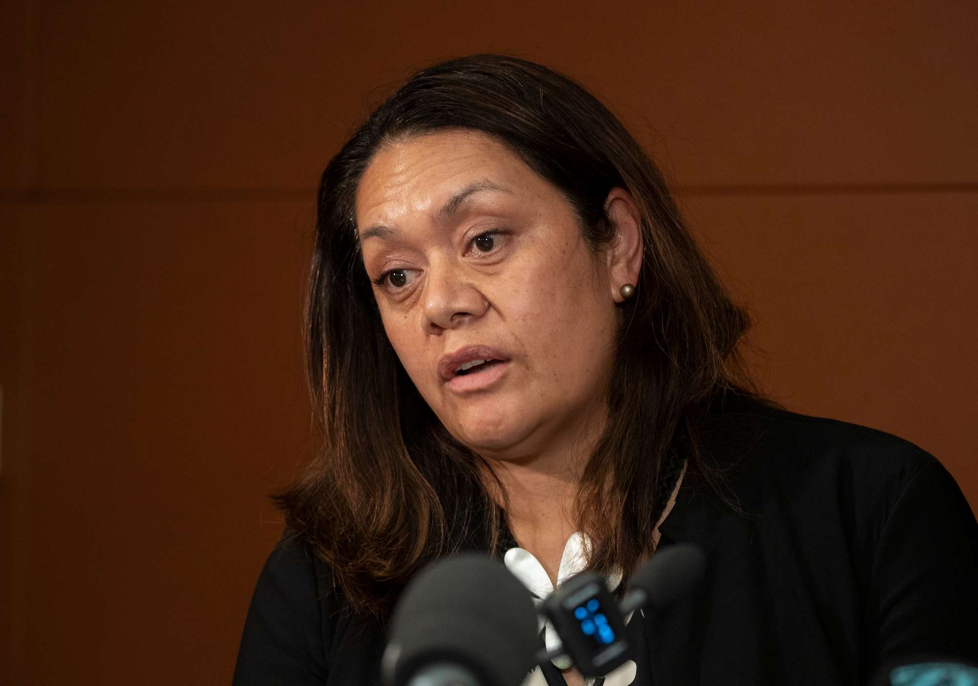 Health NZ chief executive Fepulea'i Margie Apa said her organisation's first year had largely focused on stabilising the health system after Covid. But some of the benefits of a centralised system were now starting to be seen, she said. Photo / Mark Mitchell