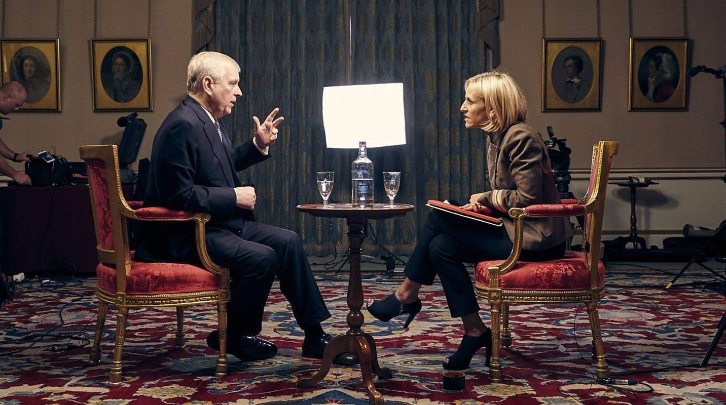 The disgraced Duke of York sat down with BBC's Emily Maitlis in 2019. Photo / BBC