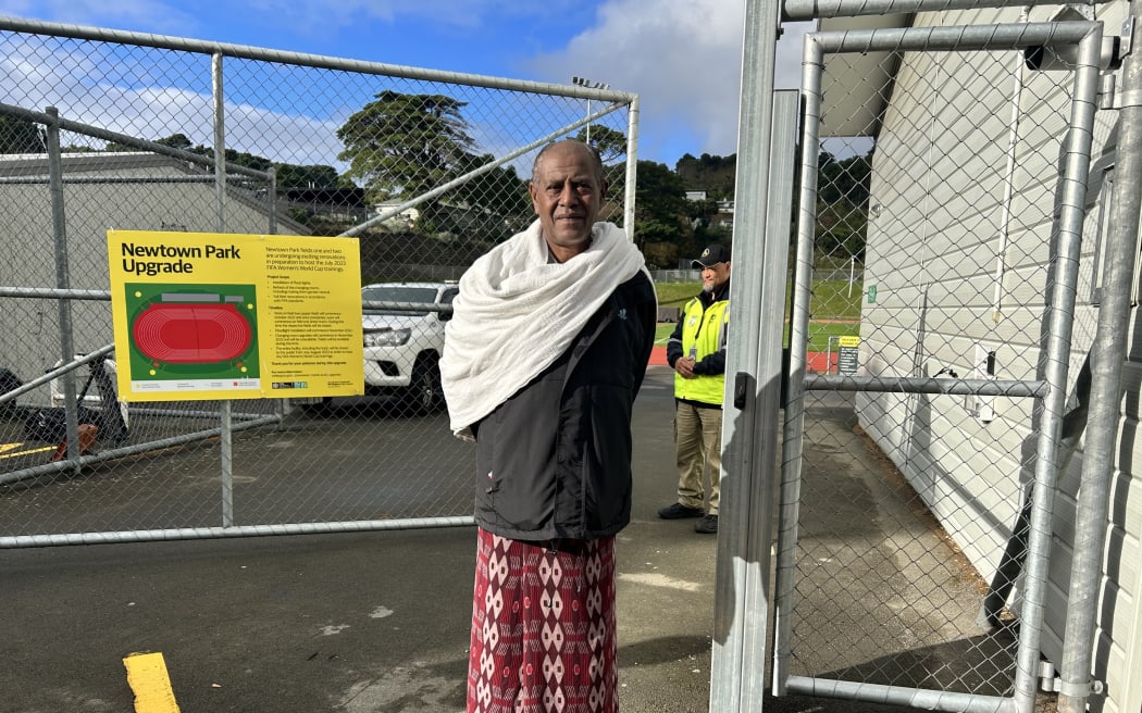 Tamrat Isse Adan escaped the fire at the hostel. Photo / RNZ