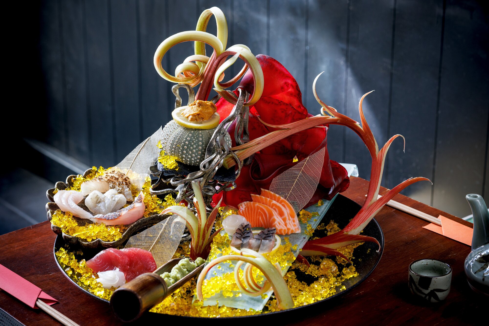 Danryu in Devonport serves Japanese dishes that look like works of art. Photo / Babiche Martens