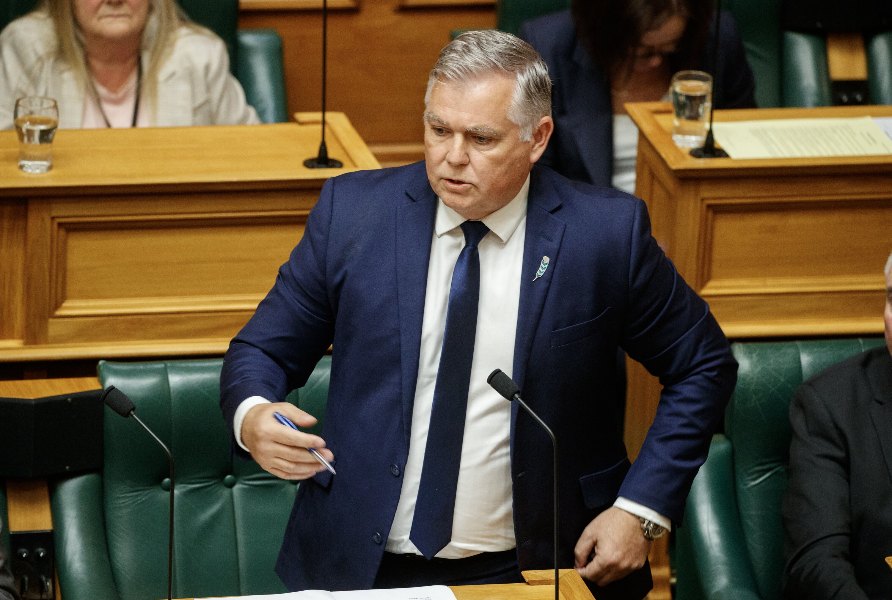 Police Minister Mark Mitchell is a former cop. Photo / the other Mark Mark Mitchell