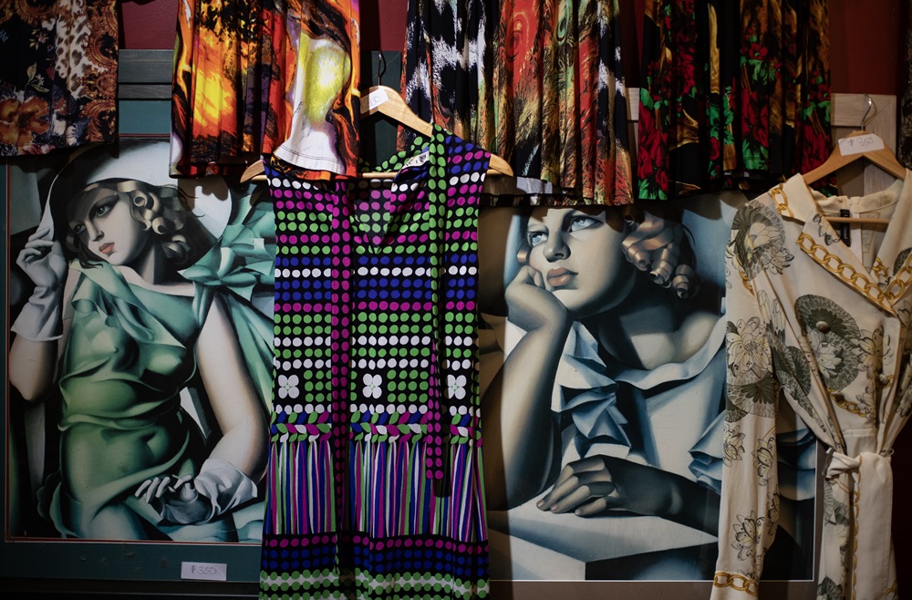 Tango Vintage is one of Auckland's leading vintage fashion dealers and collectors who has been operating since 1991. Photo / Dean Purcell