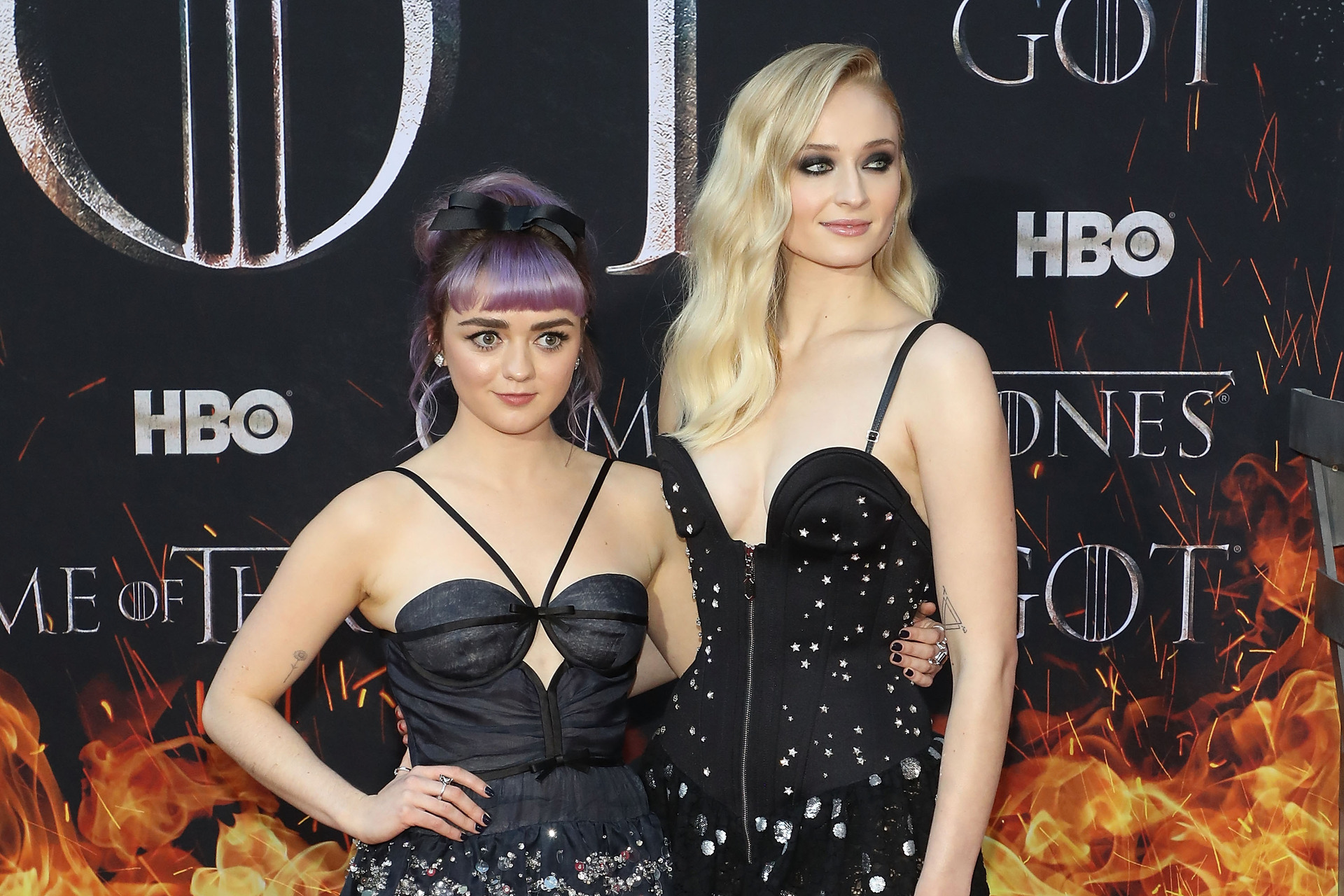 1920px x 1280px - Game of Thrones stars Sophie Turner and Maisie Williams' on-set incest  prank - NZ Herald