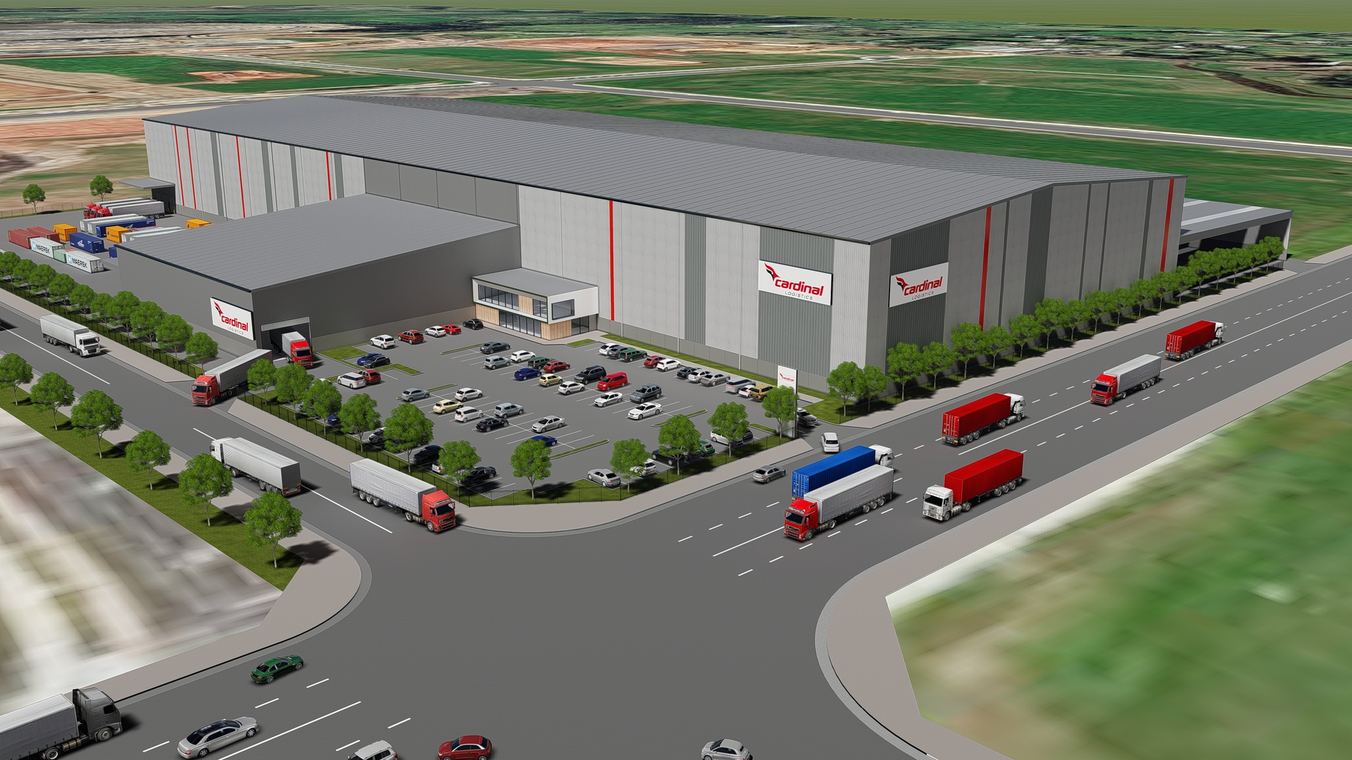 Plans for the new Cardinal Logistics building at Drury. Photo / supplied