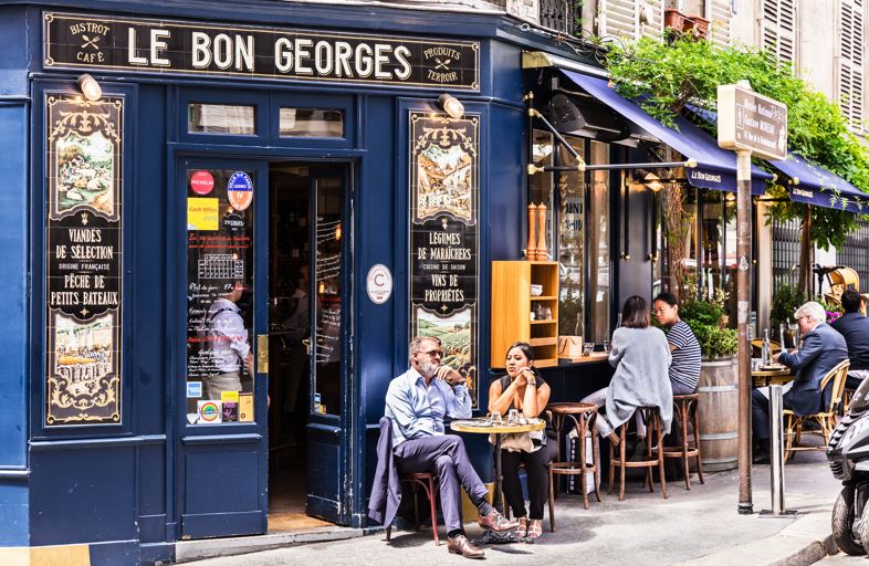 Le Bon Georges is a popular spot with well-dressed locals, business people and, increasingly, tourists in the know. Photo / Getty Images