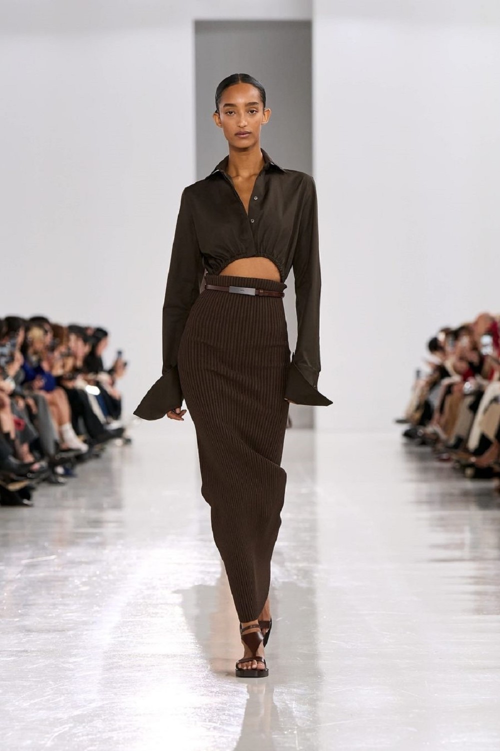 The feeling was crisp and hems were long. Photo / @maxmara