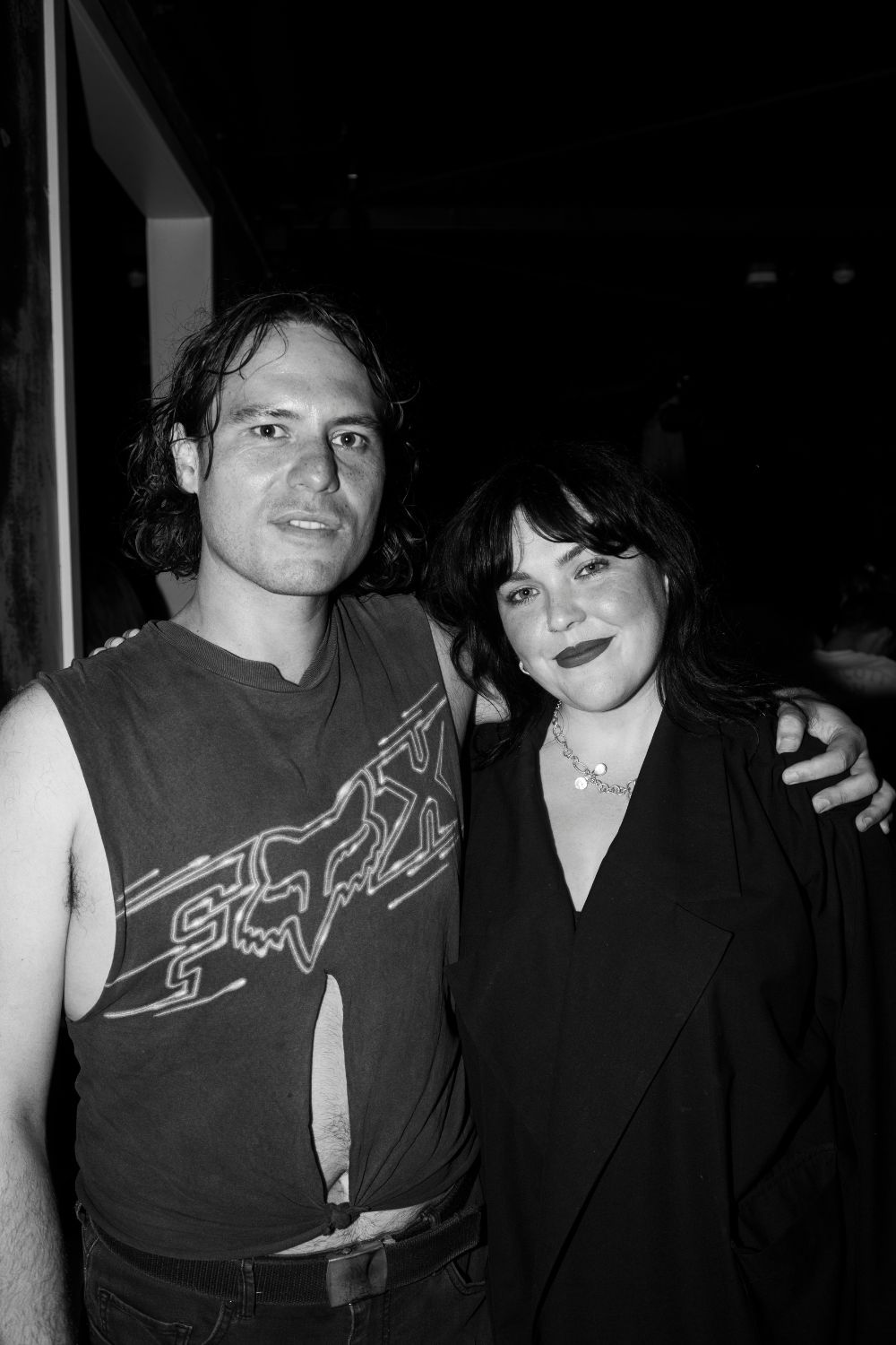 Rats In The Gutter co-hosts Samuel Te Kani and Johanna Cosgrove. Photo / Madeleine Brighouse of All In A Row