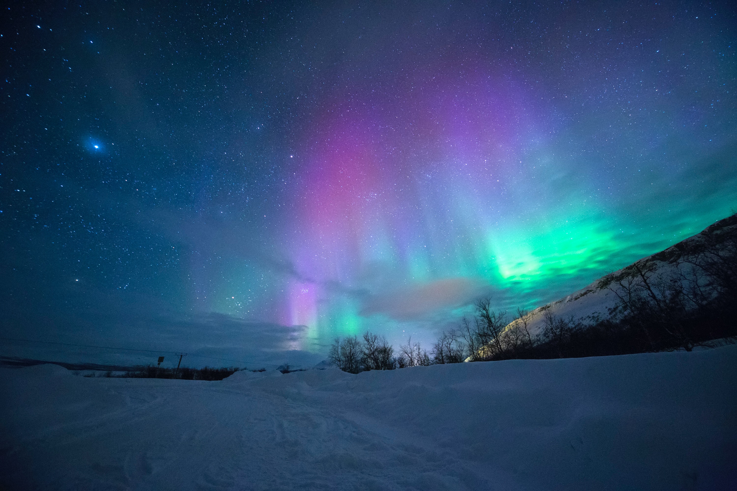 The Northern Lights has been ranked as a prime attraction that people over 70 wish they had seen in their travels, in a new survey by Explore Worldwide. Photo / Unsplash