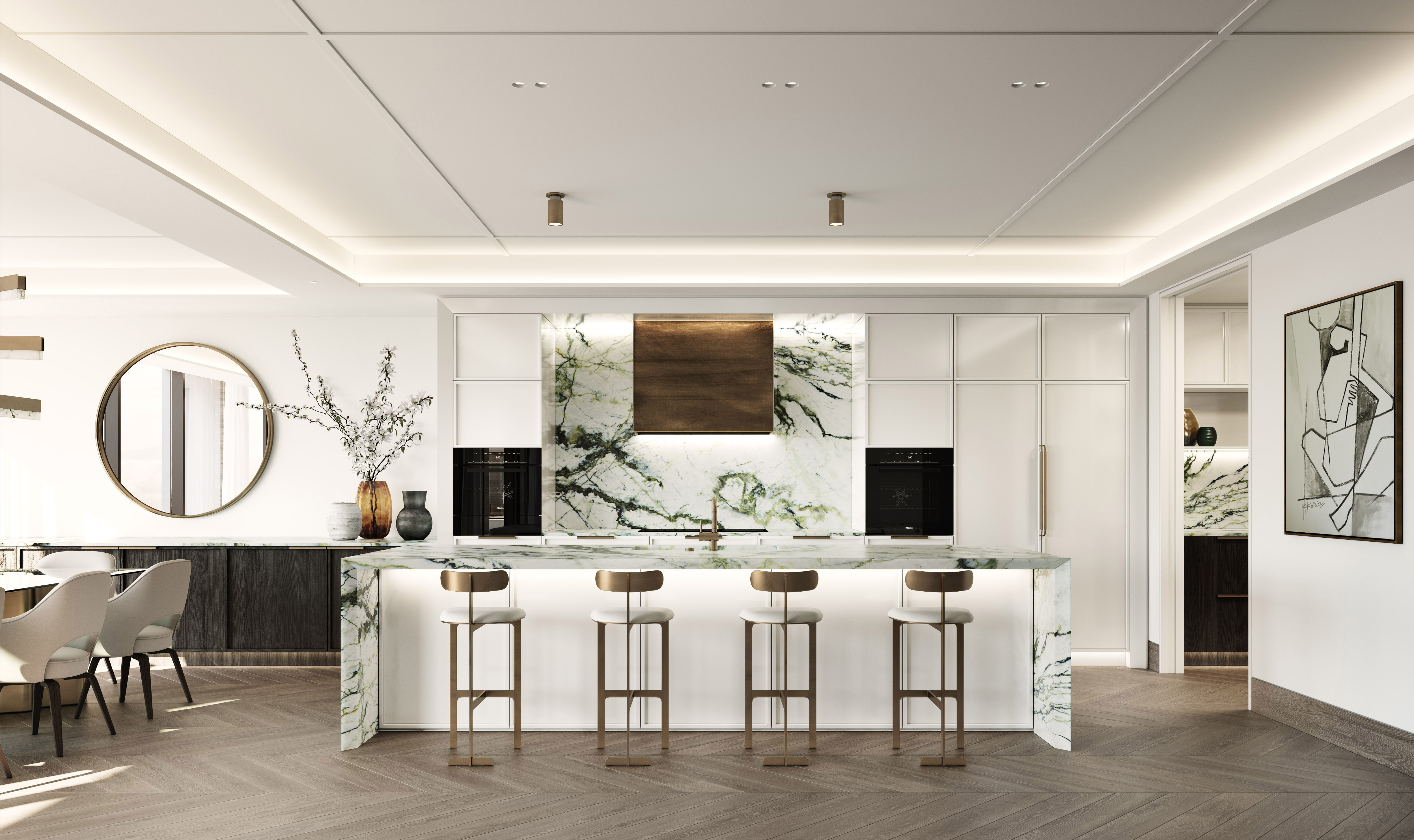 Luxurious kitchens planned within Victoria Lane. Photo / supplied