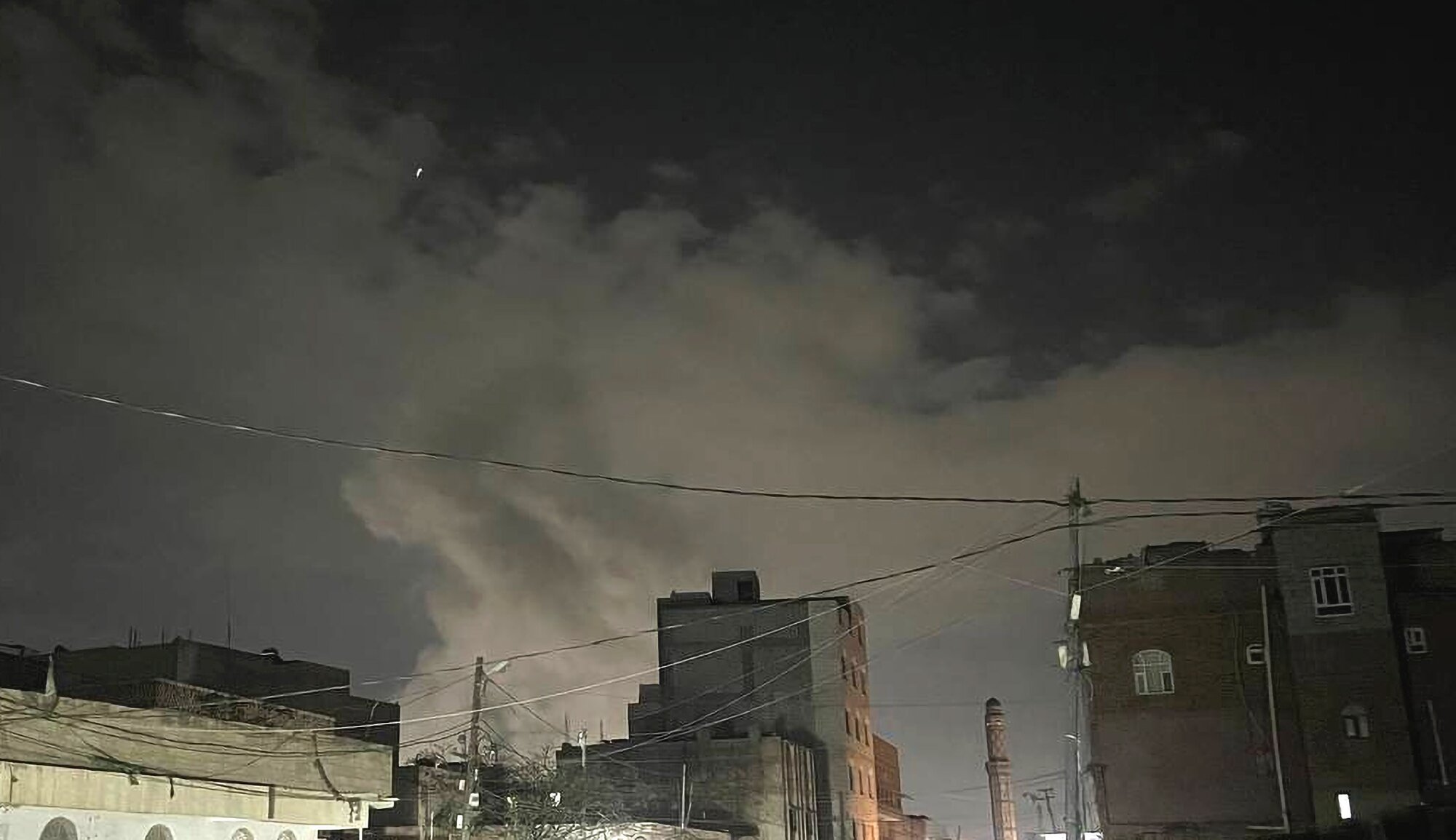 The US launched a series of airstrikes on the Yemeni capital Sanaa. The editor of The Atlantic knew about the strikes two hours before they happened. Photo / Getty Images