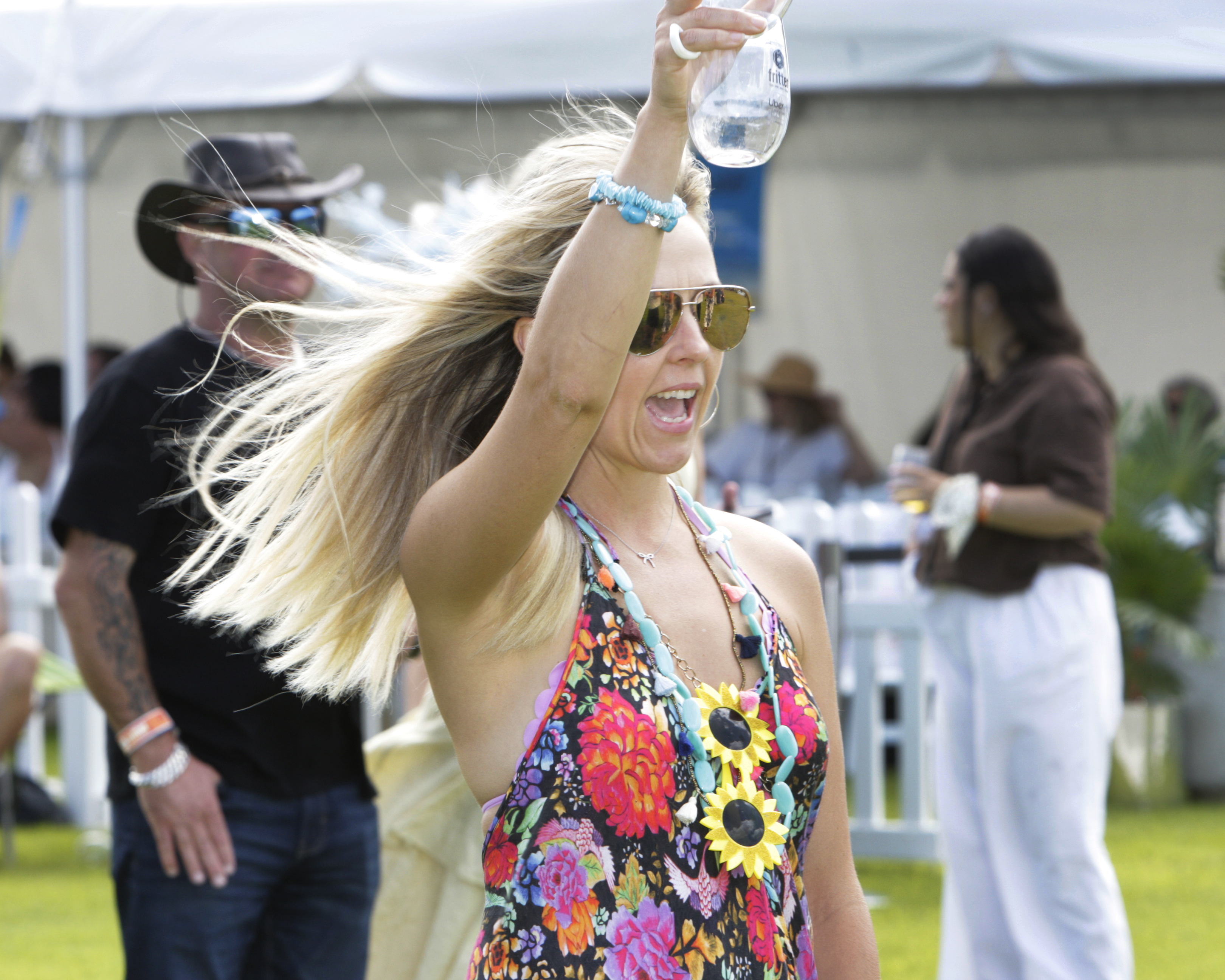 Bernice Klum from Waipu gets into the groove. Photo / Tania Whyte