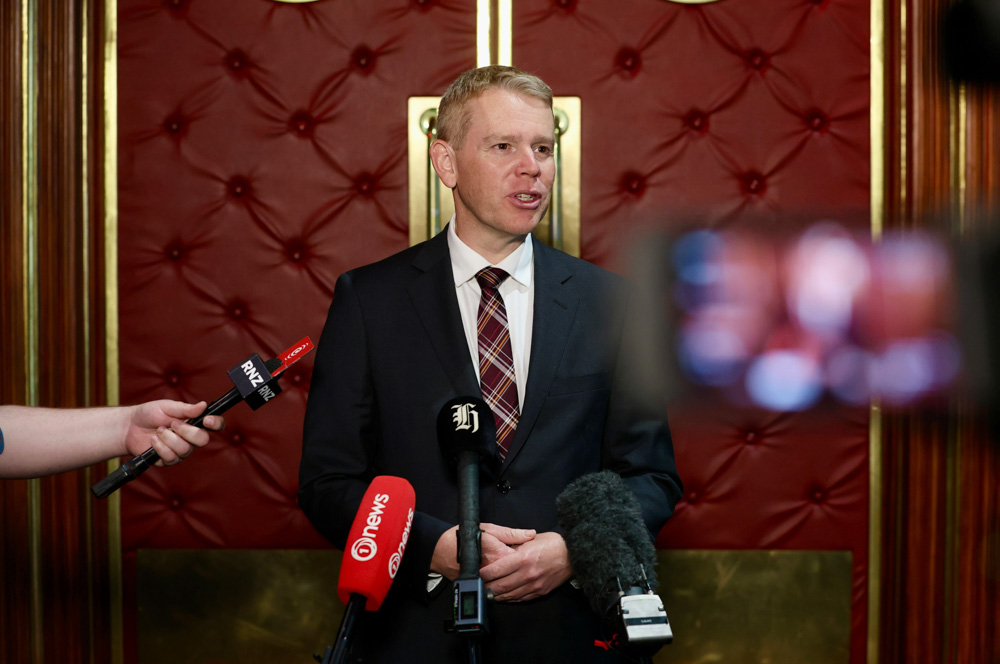 Chris Hipkins said the nominal capital gains tax will be the only tax proposed by Labour before the election. Photo / Jason Dorday