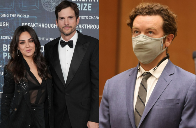 Ashton Kutcher and Mila Kunis wrote letters asking for leniency in the sentencing of their That '70s Show castmate Danny Masterson. Photos / AP
