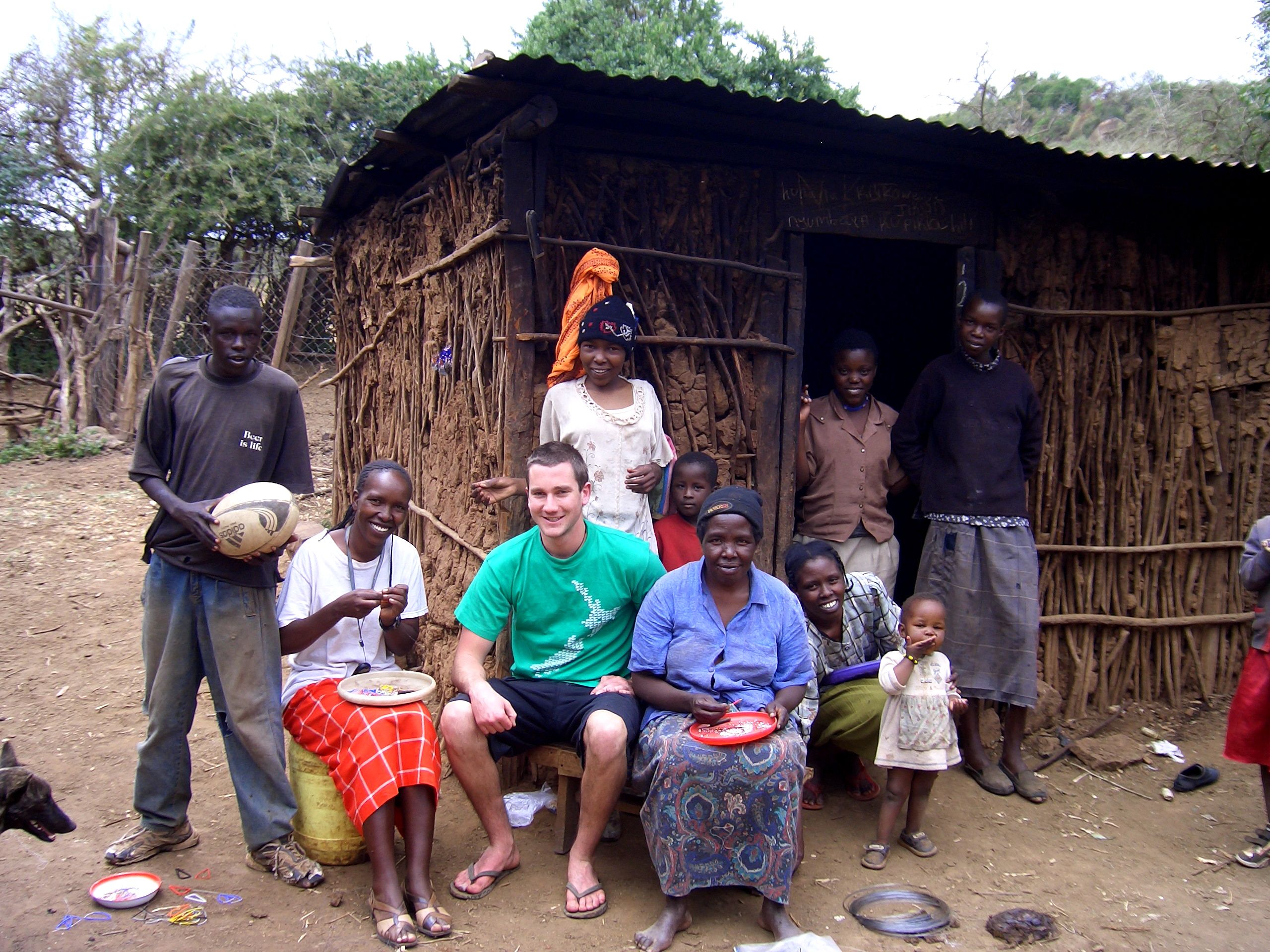 Dan Radcliffe in Kenya, on the trip that started it all. Photo / Dan Radcliffe