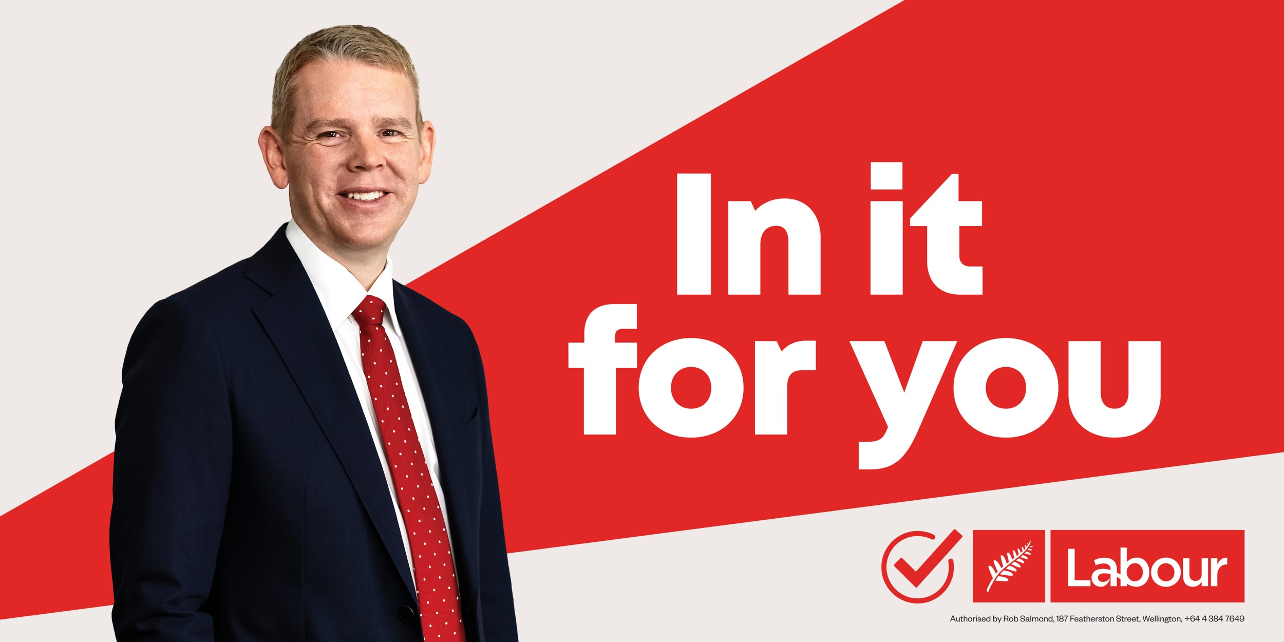 Election 2023: 'In It For You', Chris Hipkins launches slogan for Labour  2023 campaign - NZ Herald