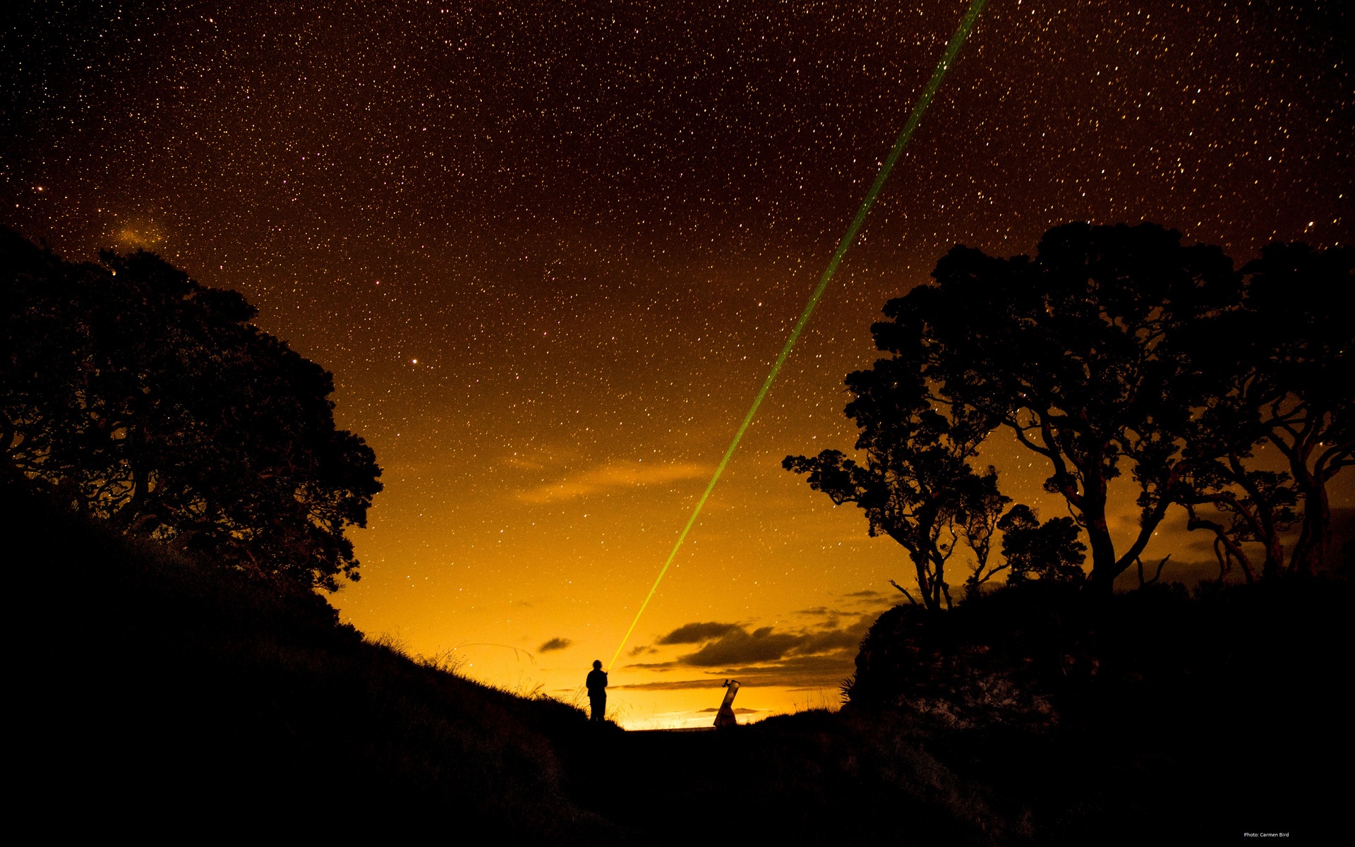 Good Heavens will guide you through our solar system from a beach on the Dark Sky Sanctuary, Aotea Great Barrier Island. Photo / Carmen Bird