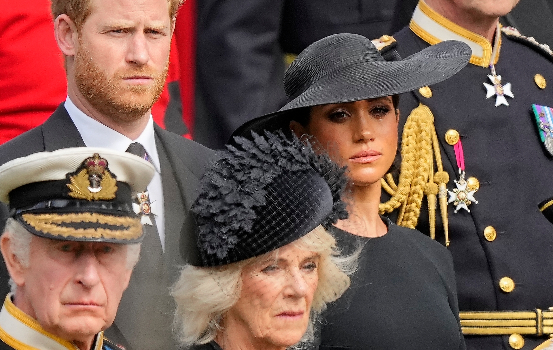 King Charles and Camilla, the Queen Consort, were notably absent at the christening of Prince Harry and Meghan,'s daughter, the now Princes Lilibet Diana. Photo / AP