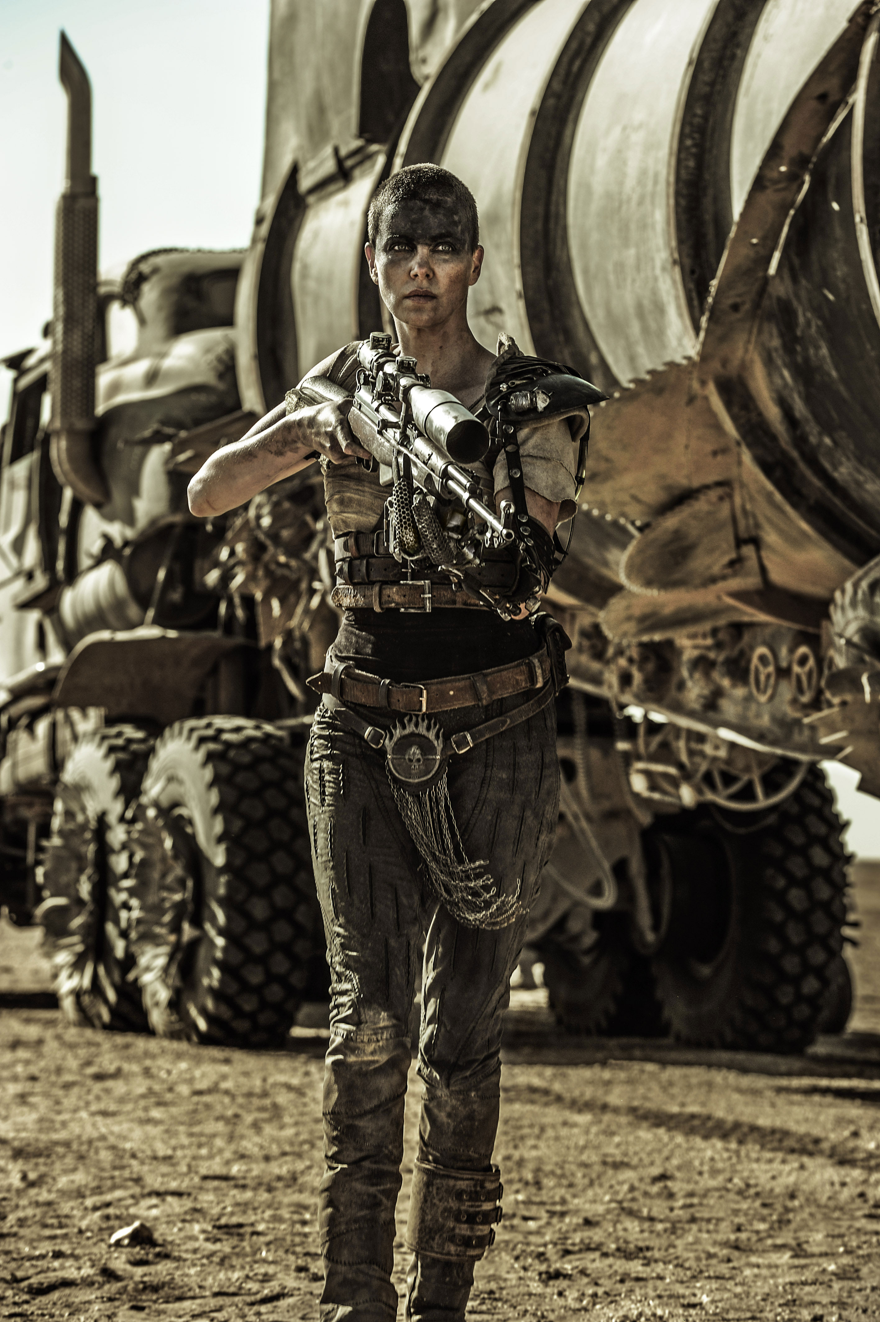 Charlize Theron as Imperator Furiosa in Mad Max: Fury Road
