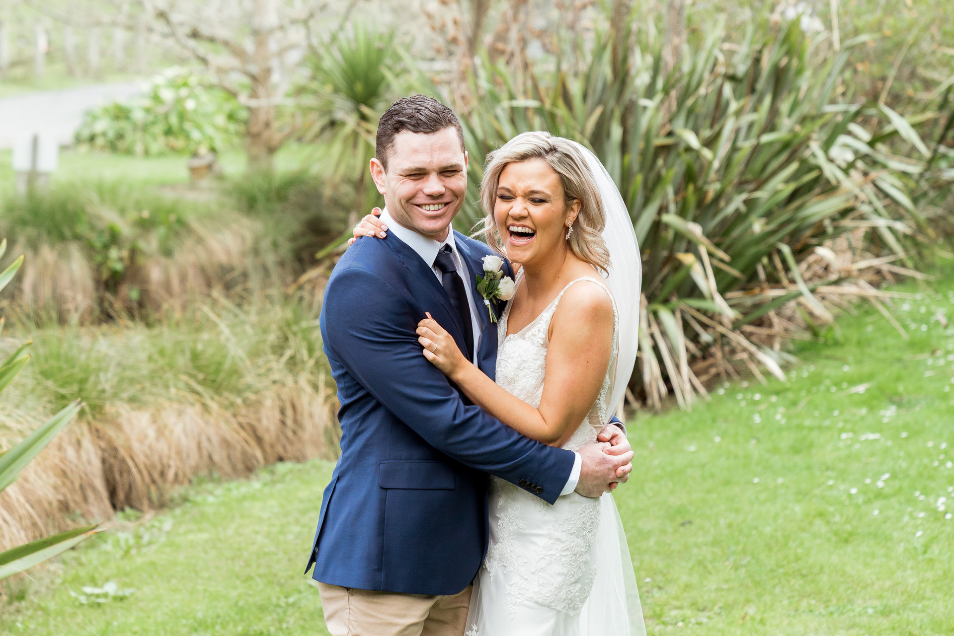 Brett and Angel from the first season of Married At First Sight NZ. Photo / Supplied