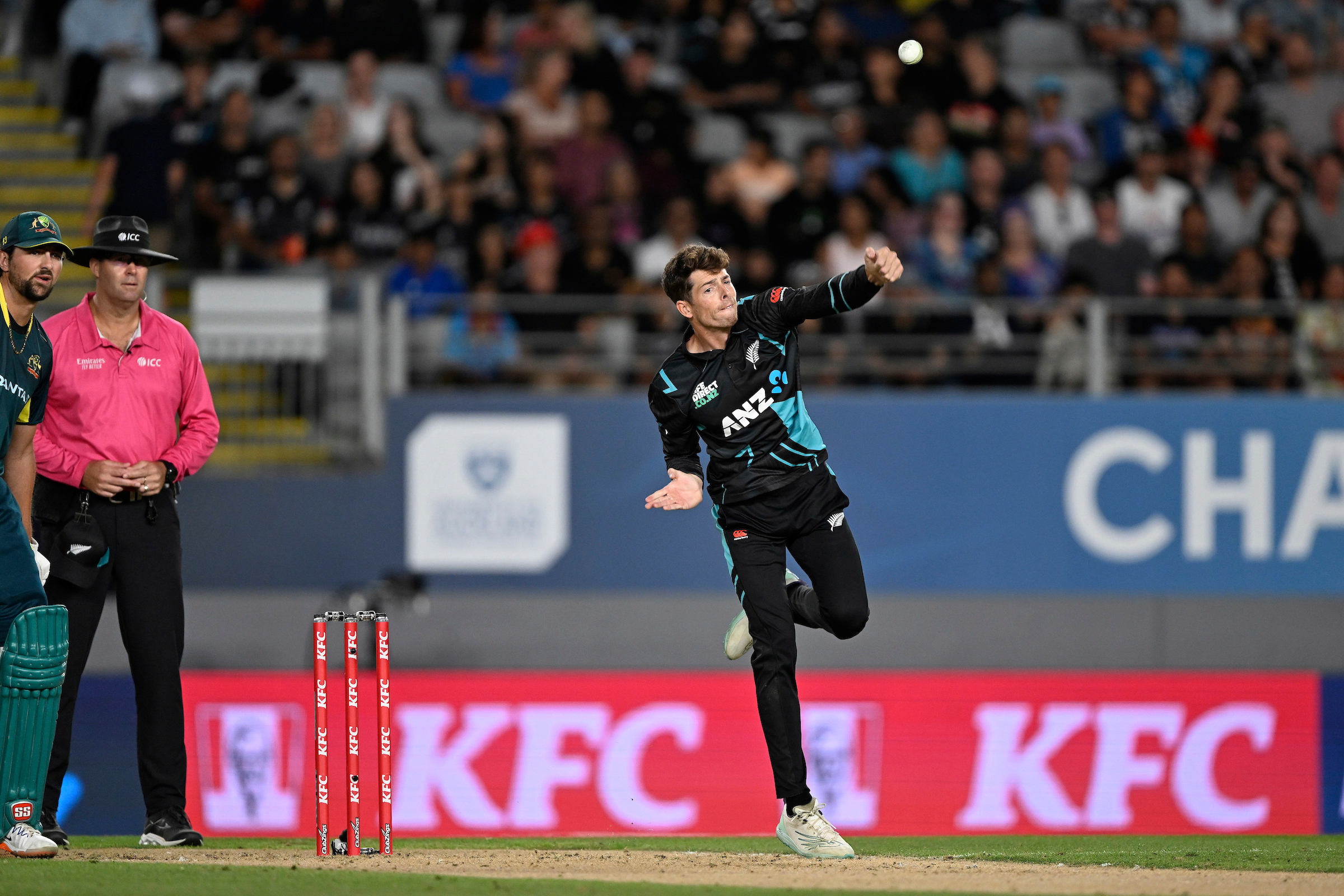 Mitchell Santner leads the Black Caps in Sri Lanka. Photo / Photosport