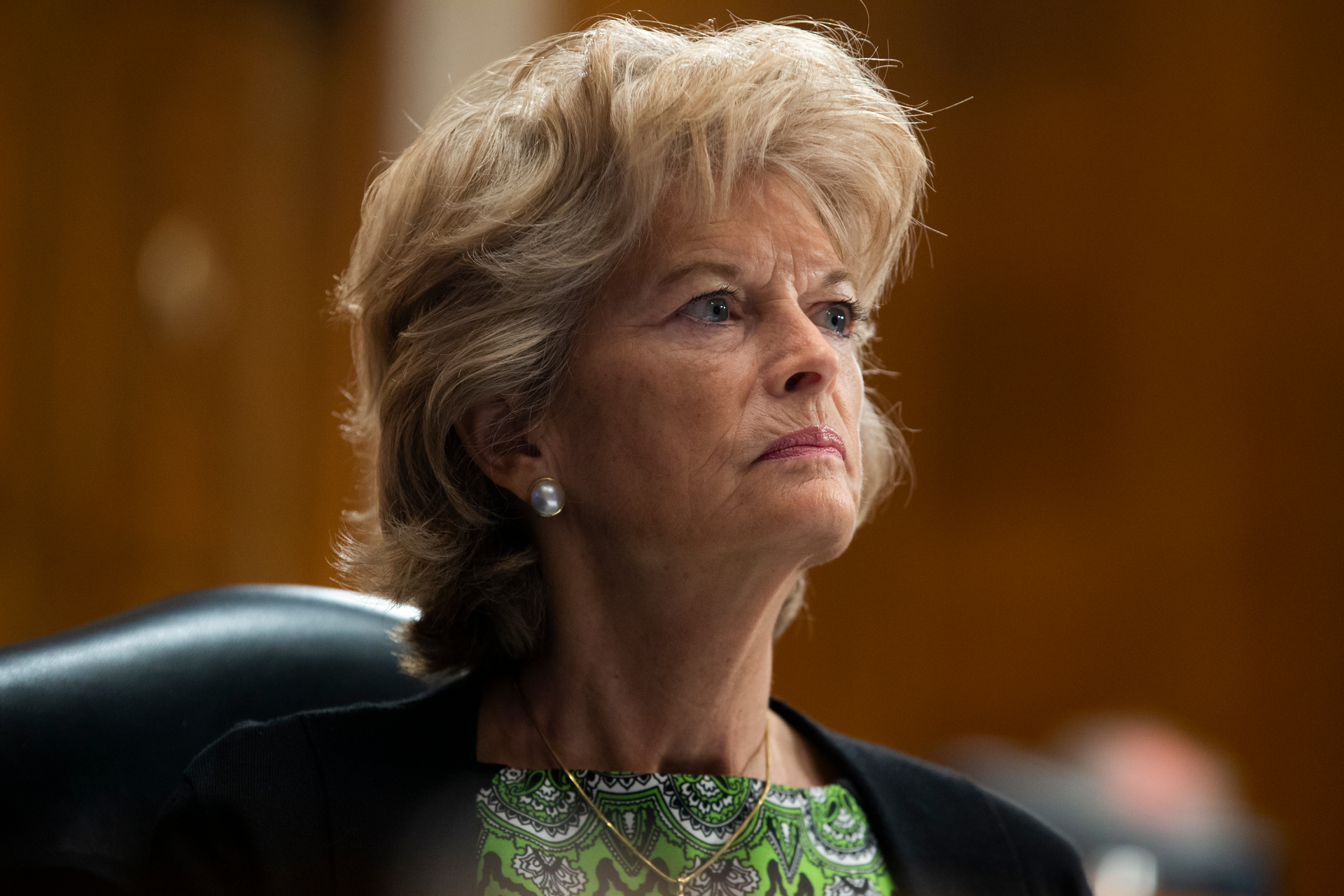 Senator Lisa Murkowski has called for patience while officials count the votes. Photo / AP