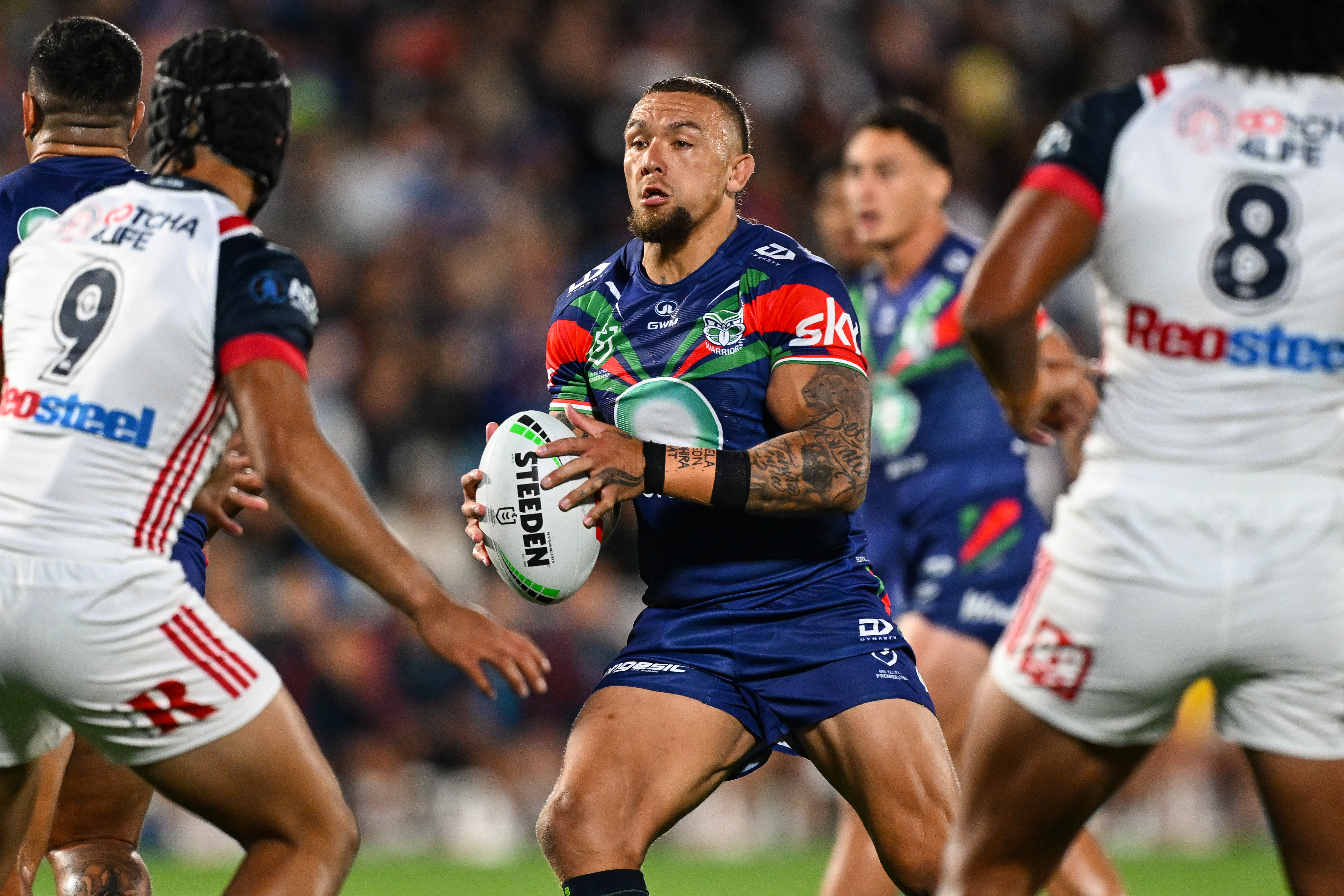 James Fisher-Harris had one of his best matches for the Auckland club on Friday night. Photo / Photosport
