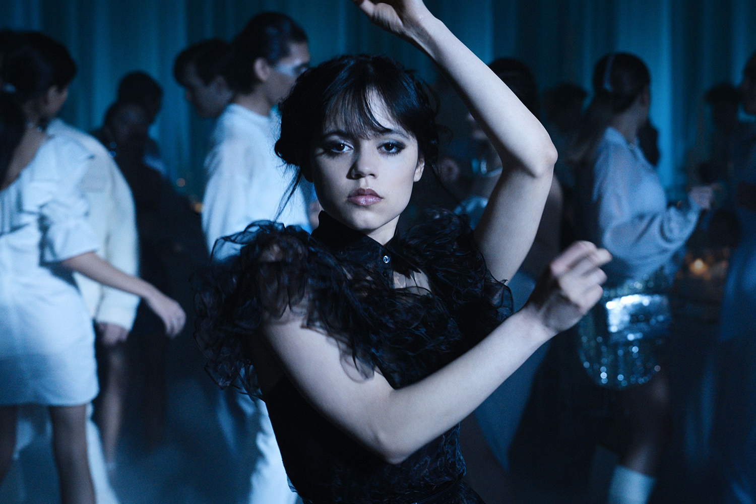 Jenna Ortega as Wednesday Addams in 'Wednesday'.
