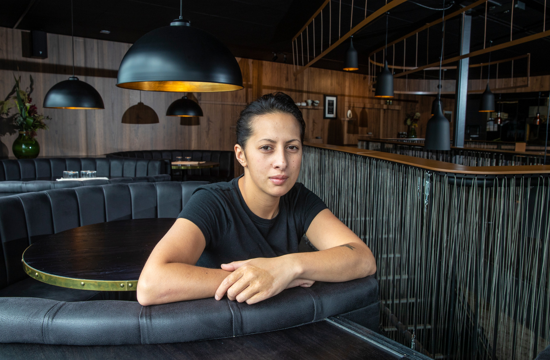 Monique Fiso in her restaurant, Hiakai, in Wellington. Photo / Mark Mitchell