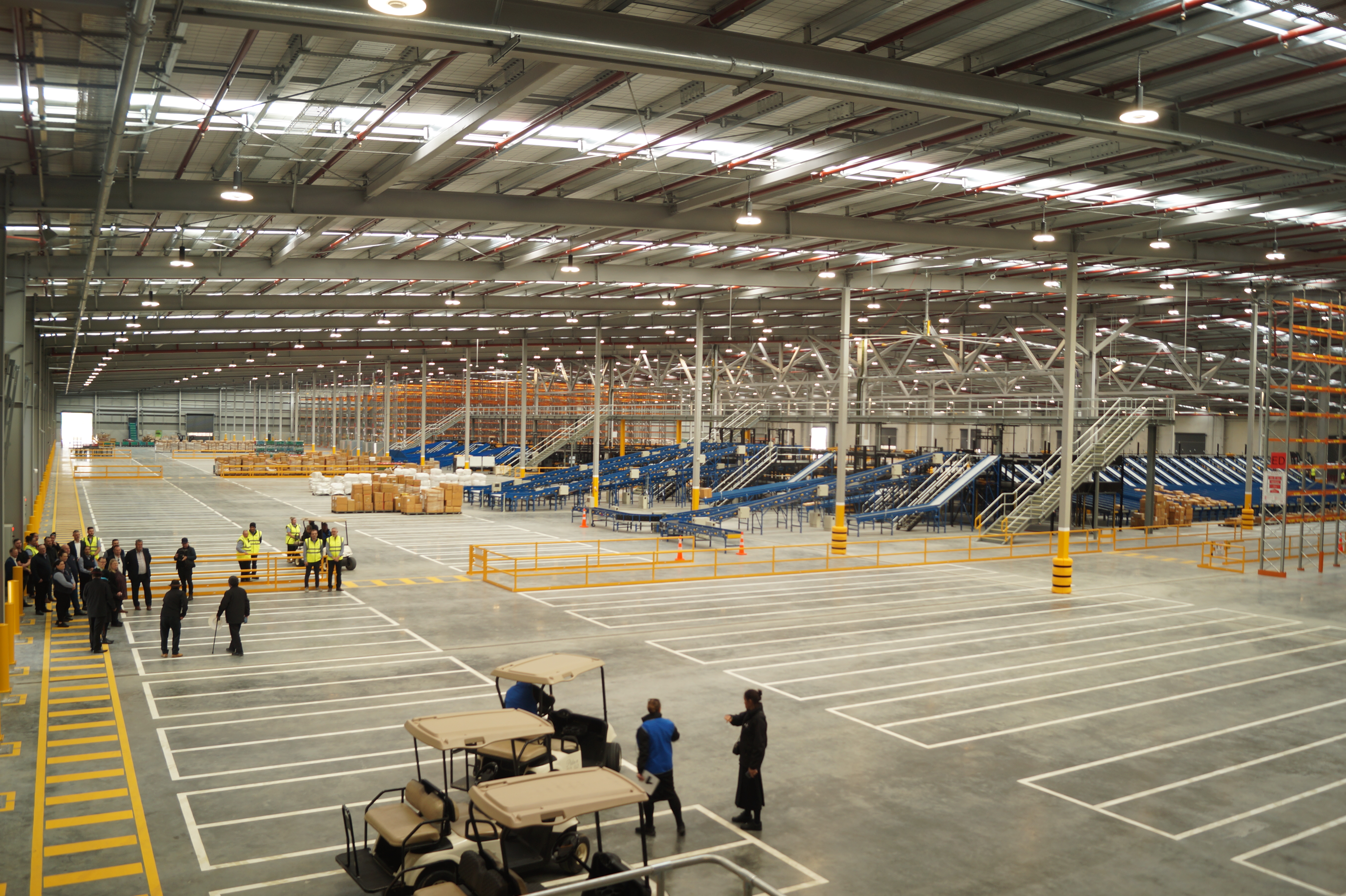 Kmart opens its huge new 40,000 square metre distribution centre at Hamilton's Ruakura Superhub. Photo / Danielle Zollickhofer