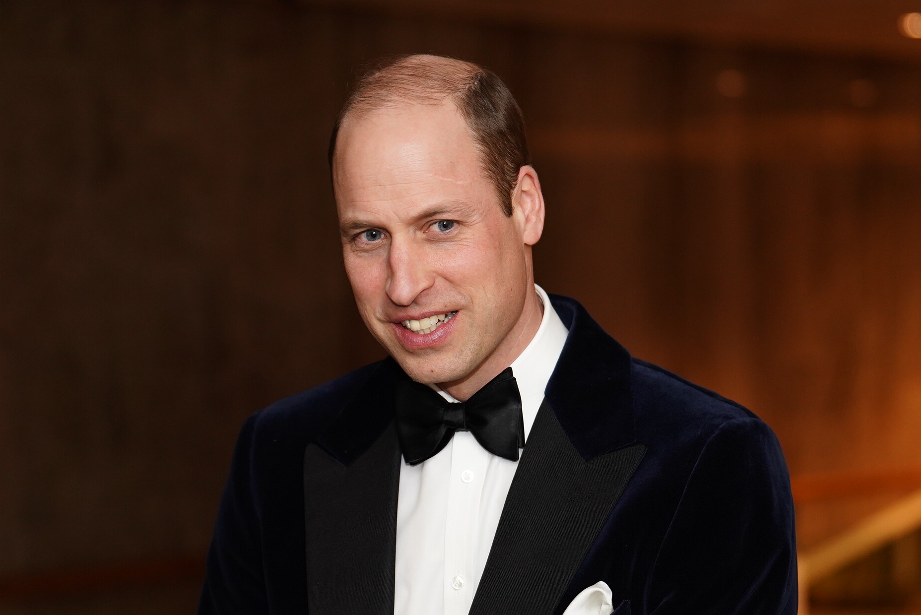 Prince William, pictured at the Bafta Awards on February 18, withdrew from doing a Bible reading at a memorial service for King Constantine of Greece at the last minute. Photo / Getty