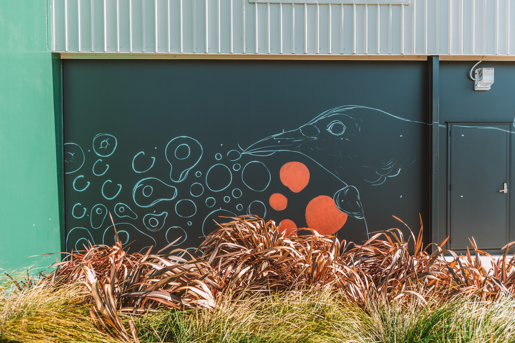 The mural took a week to complete. Photo / Supplied