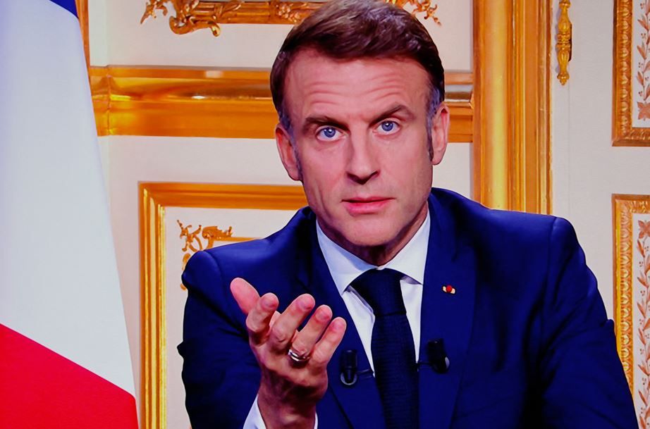 French President Emmanuel Macron has lashed out at the French far right and hard left for uniting in an “anti-republican front”. Photo / AFP